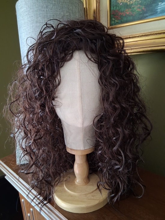 Ombre Other - Classic Curly Brown Women's Wig